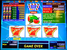 シングル部門 1位ゲーム画面