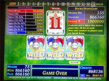 シングル部門 1位ゲーム画面