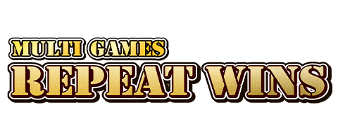 MULTI GAMES REPEAT WINS ロゴ