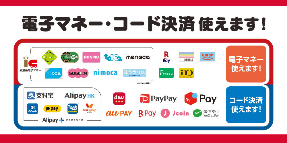 電子マネー・コード決済